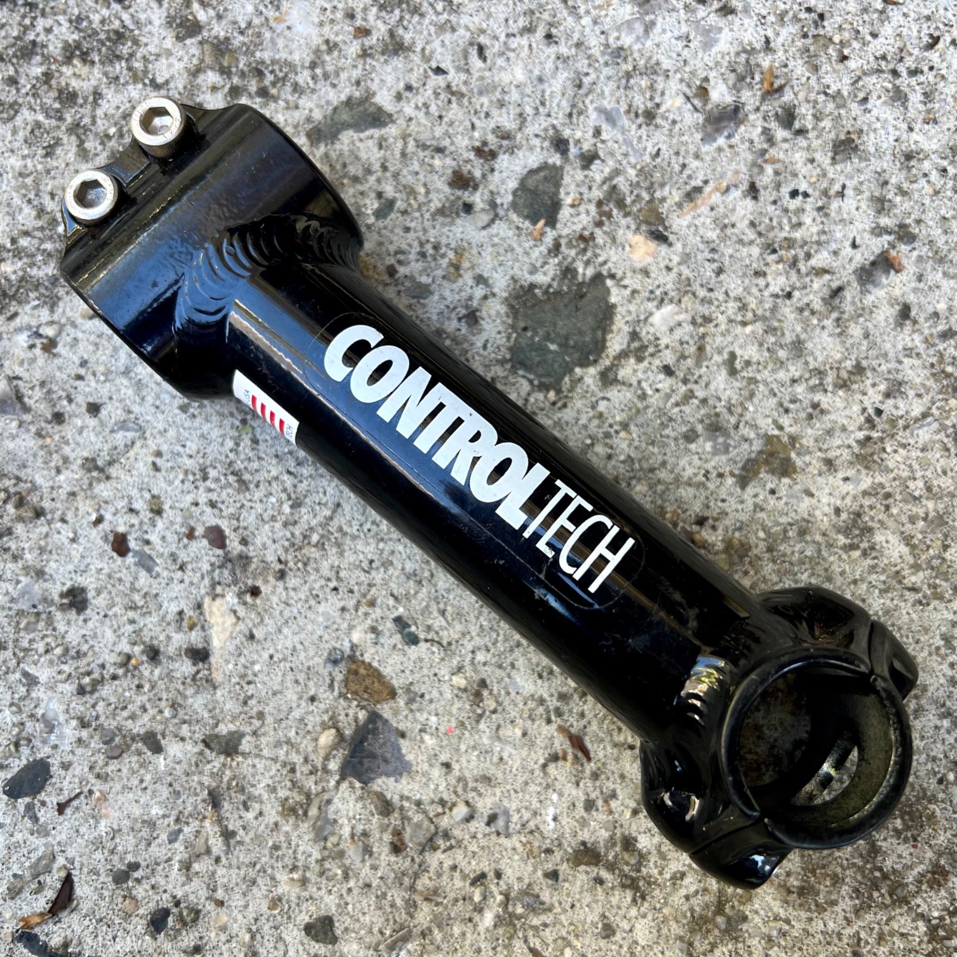 Control Tech 135x25.4mm 1 1/8” Threadless Stem Black Aluminum Vintage MTB Retro