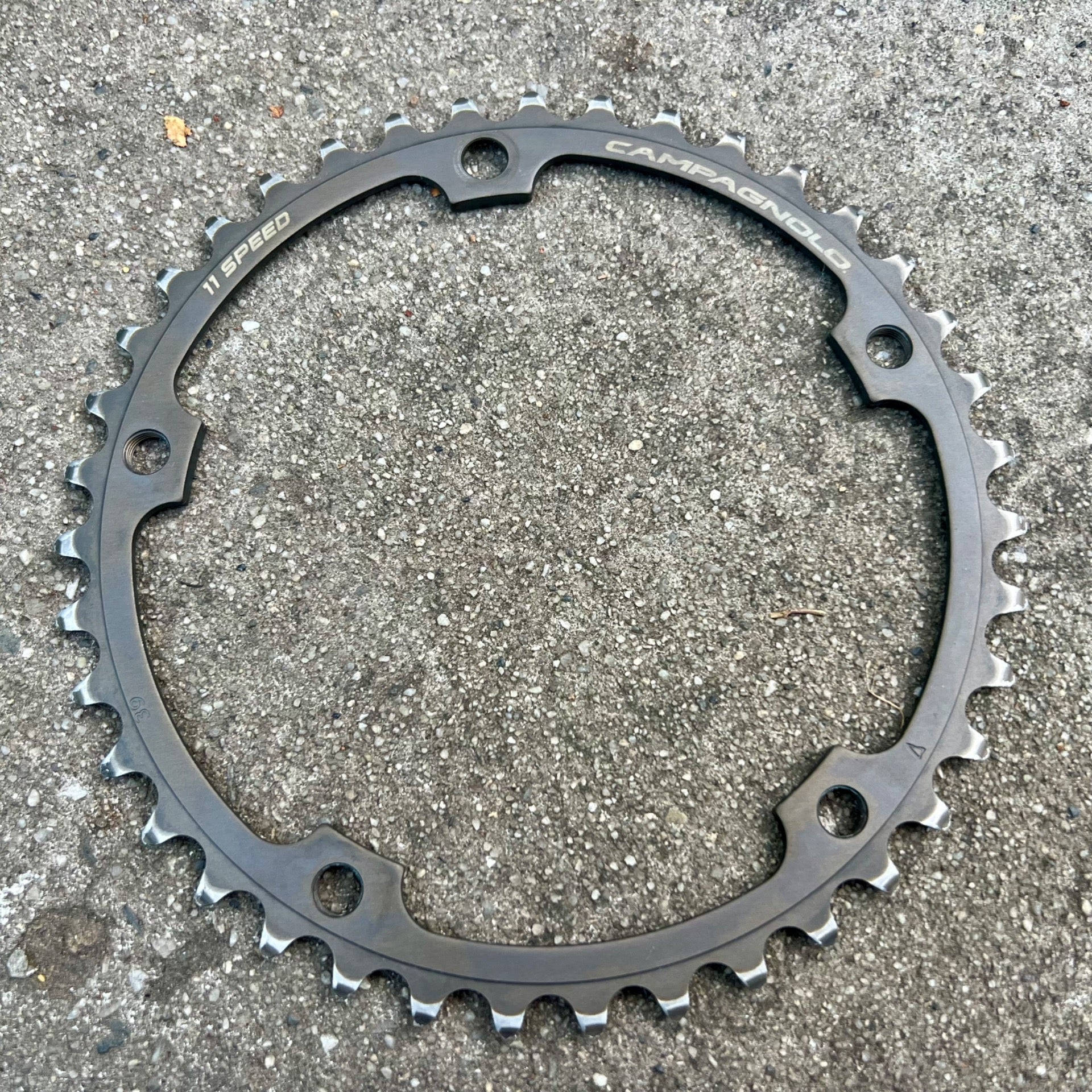 Campagnolo 39T 130BCD Threaded Record Chorus 11 Speed Chainring Road Bike