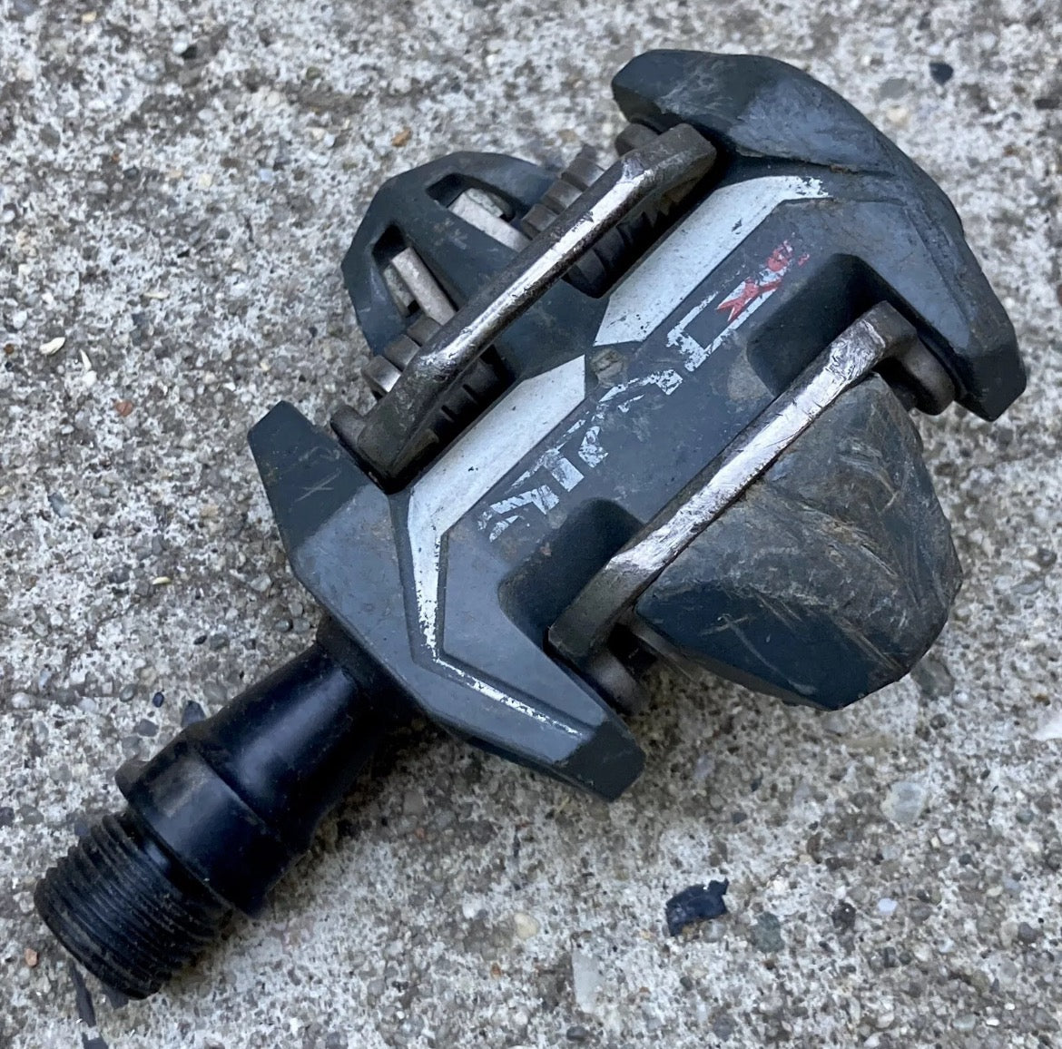 SINGLE TIME ATAC MTB RIGHT PEDAL Vintage MTB Clipless Mountain Gravel Gray Bike