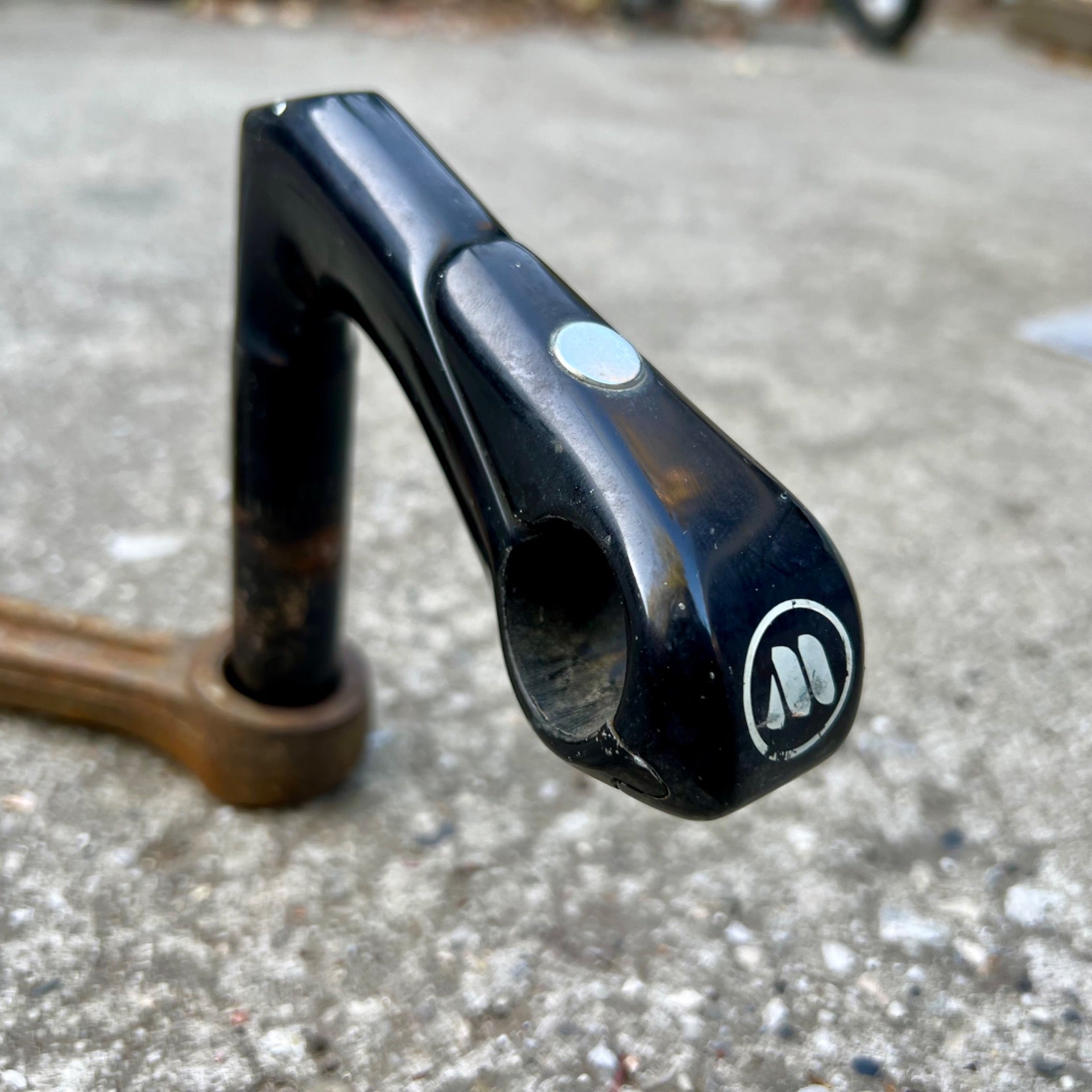 Modolo Professional Stem 95x26.0mm Black 1in Vintage Retro Road Black NO BOLT