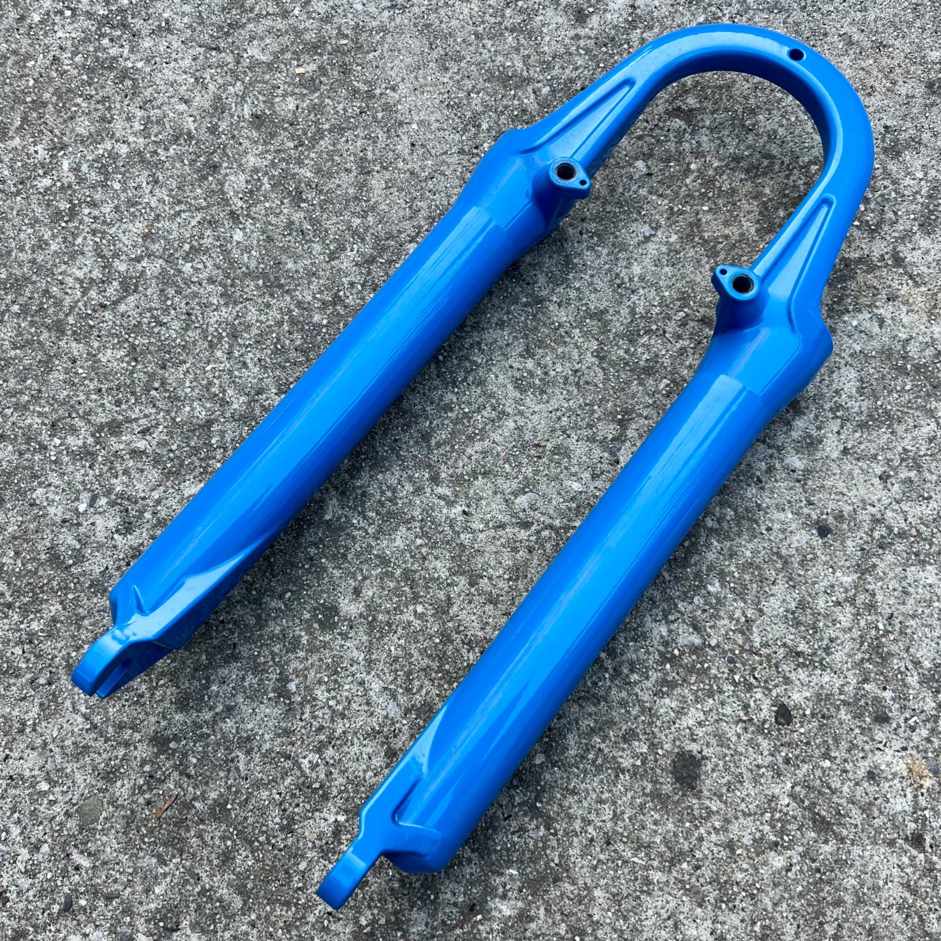 NOS RockShox 1998-1999 SID Lowers Blue 28mm Vintage Retro Fork XC V Brake