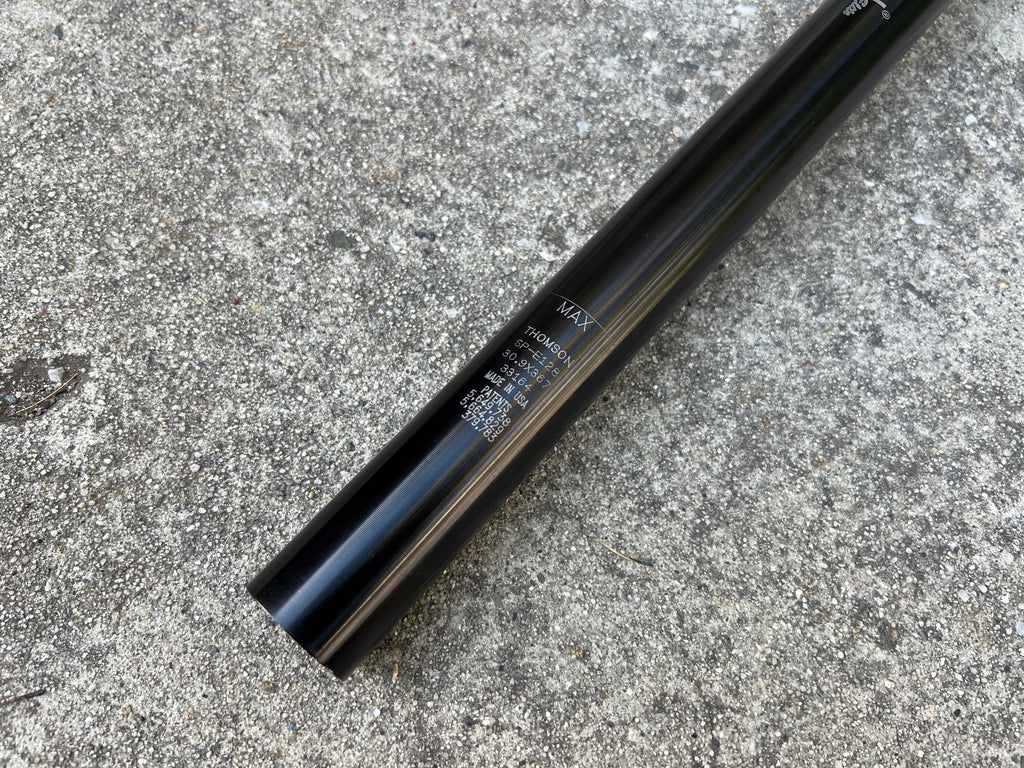 NICE Thomson Elite 30.9x367mm Seatpost SP-E128 MTB Black Zero Setback