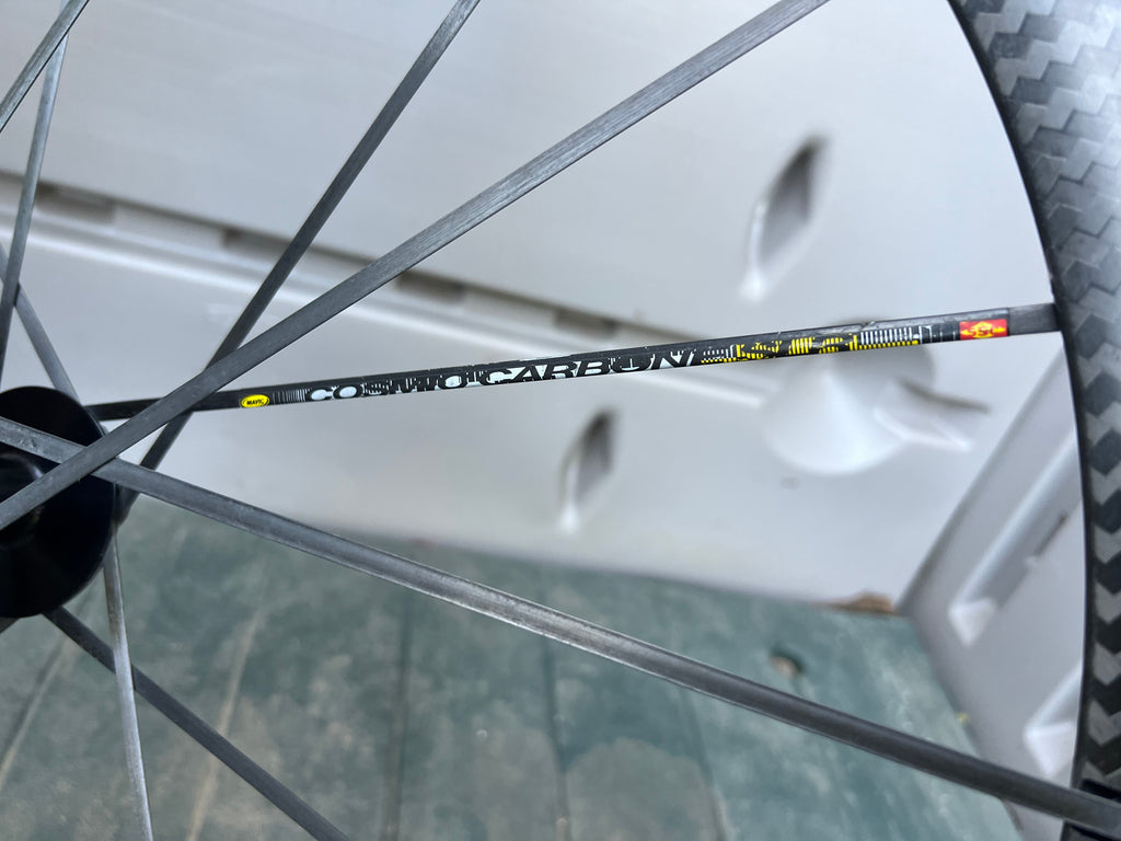 Mavic Cosmic Carbone SLR Carbon 700c 130mm Clincher Black Rear Wheel Road
