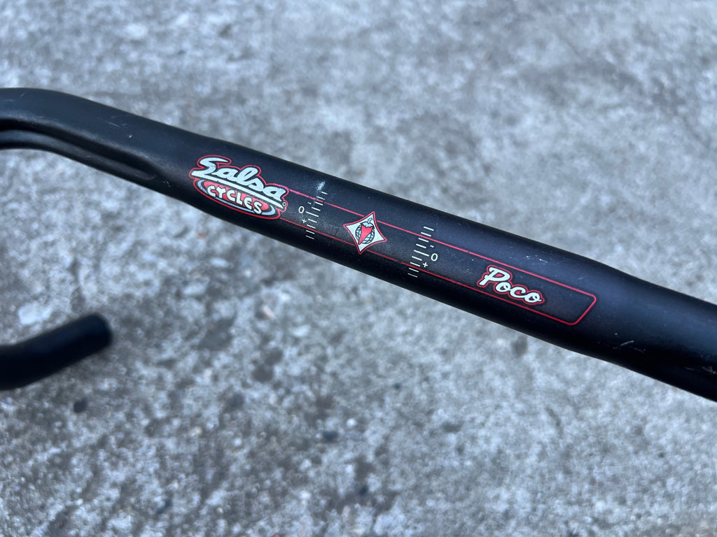 Salsa Poco 360mm 36cm 26.0 Black Road Bike Short Narrow Drop Bars