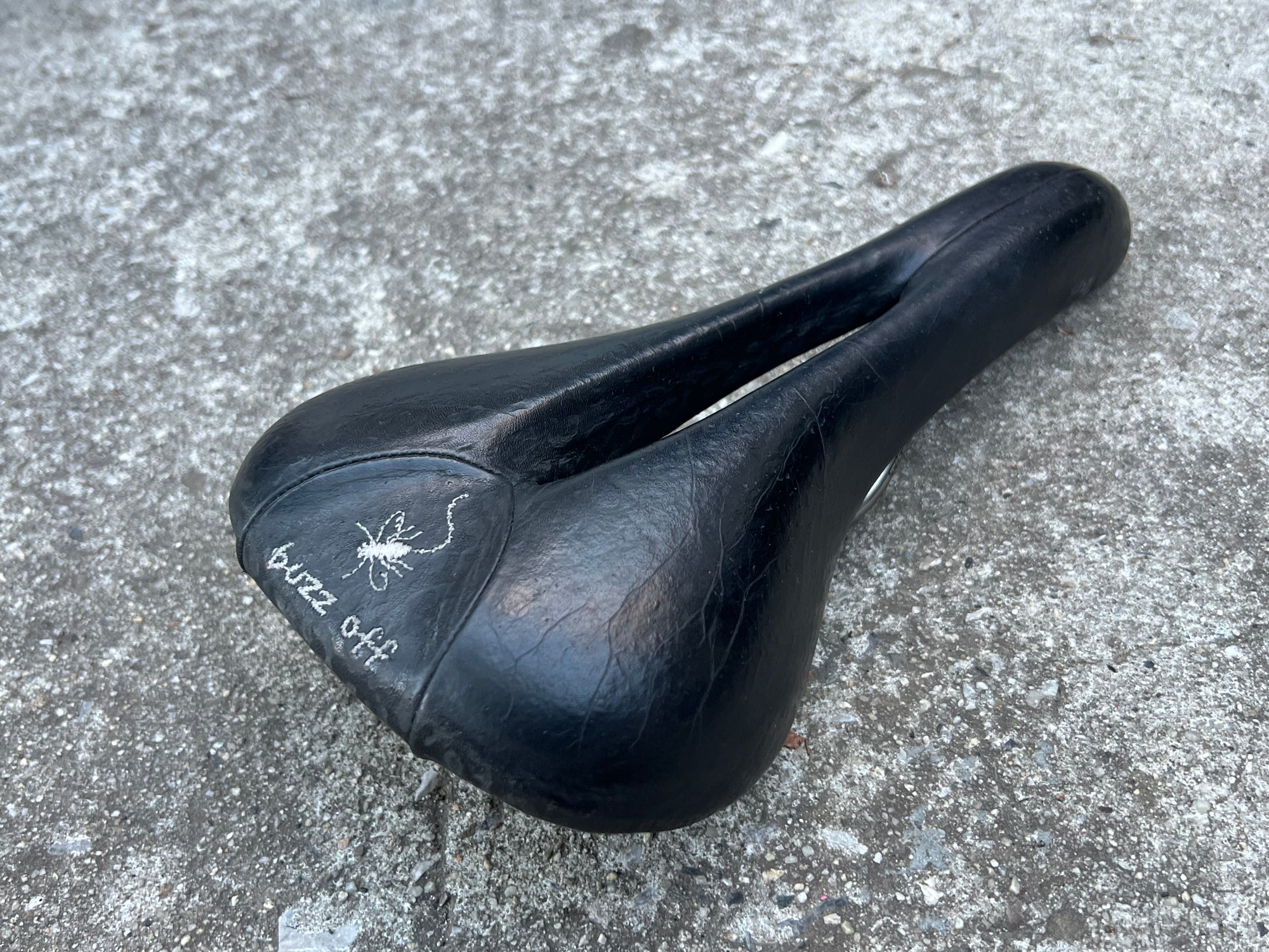 Terry Fly Titanium 275x135mm Saddle Vintage MTB Mountain Touring Road Black