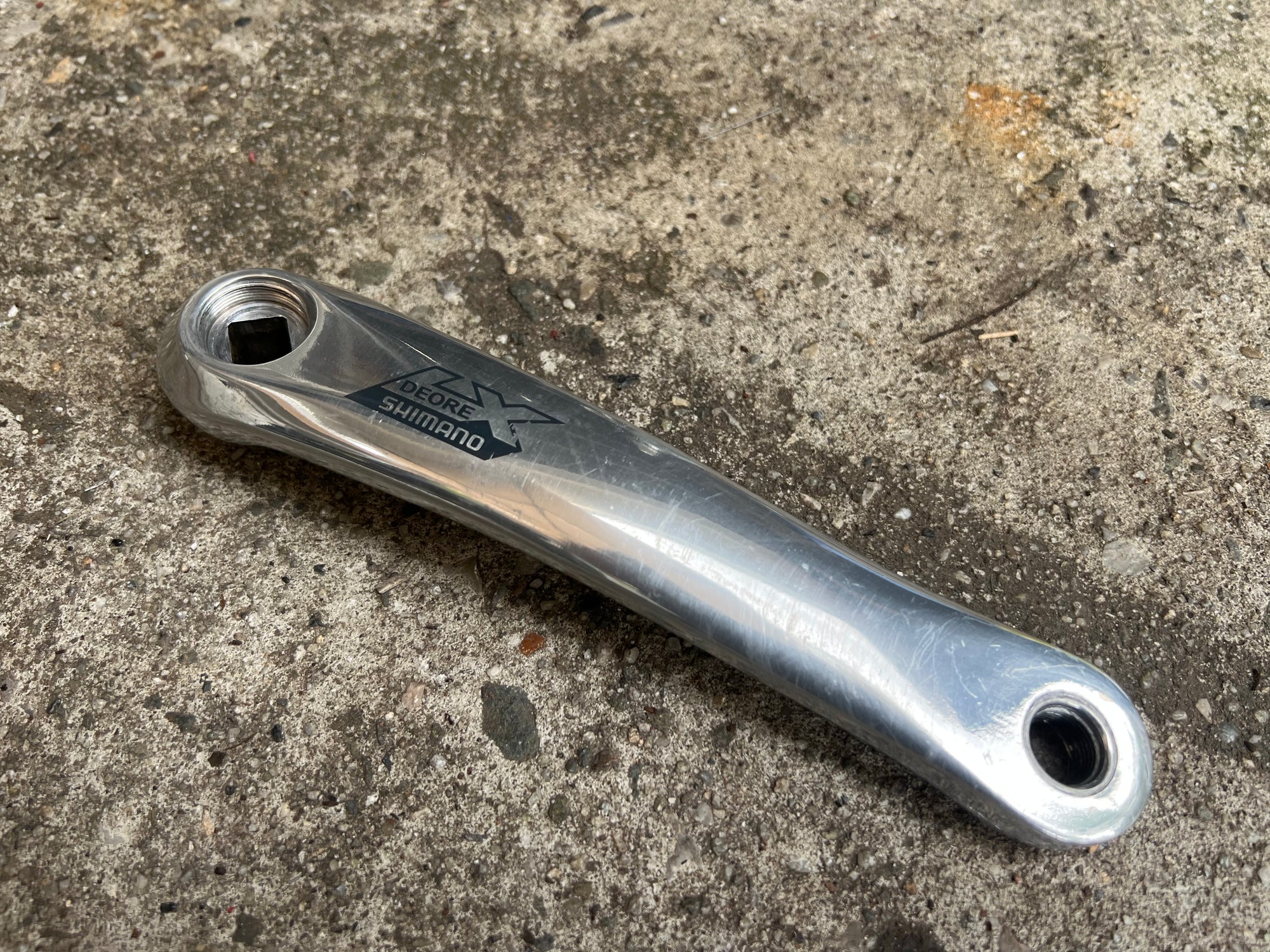 Shimano Deore LX FC-M570 5 Bolt 175mm Crankset Vintage MTB 9 Speed Triple 22/32/44
