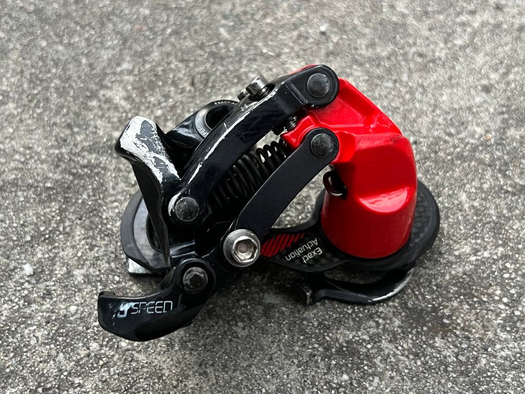 SRAM X9 10 Speed Exact Actuation Downhill MTB Short Cage Red Rear Derailleur