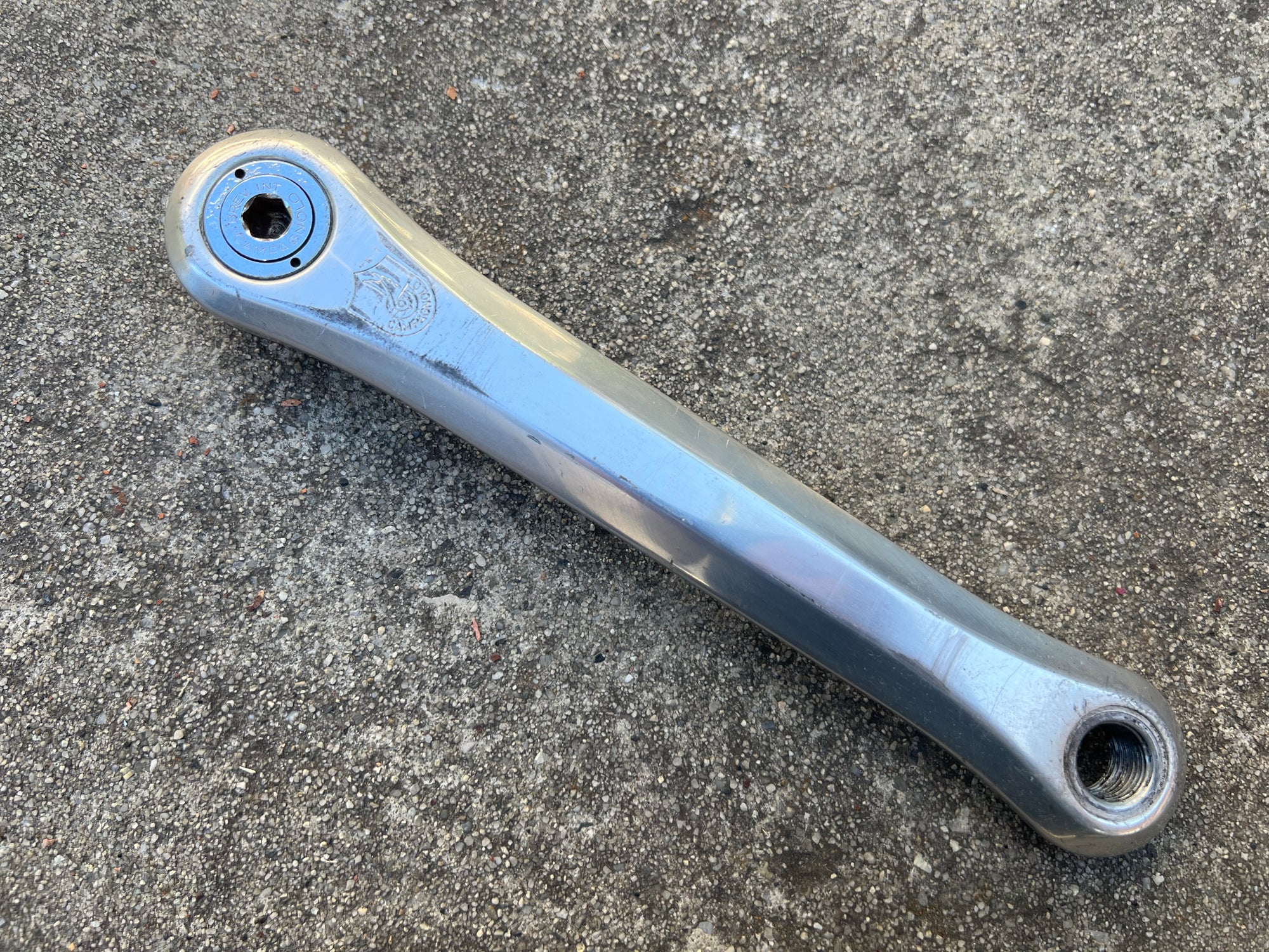 Campagnolo Triomphe Victory Crankset 170mm Double 42-52T Silver Vintage Road