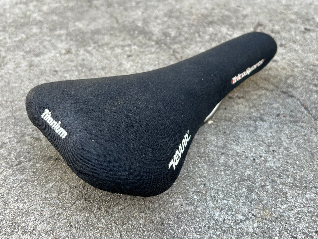 Trico Sports Kevlar Titanium Saddle Vintage MTB Road Bike Black 90’s 2000’s