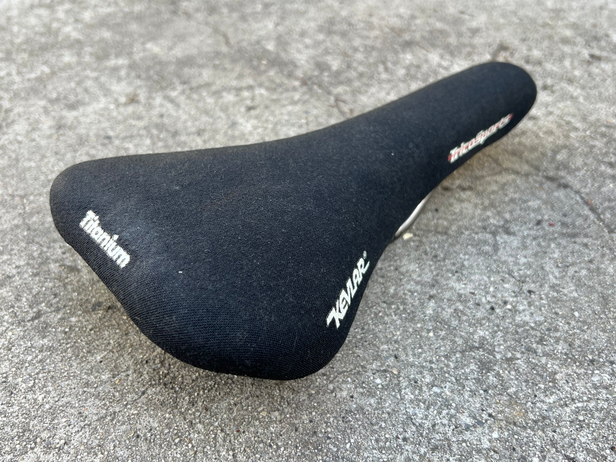 Trico Sports Kevlar Titanium Saddle Vintage MTB Road Bike Black 90’s 2000’s