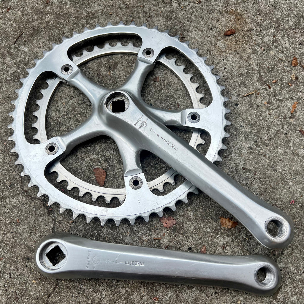 Gipiemme CR Sprint 170mm 42/52T 144 BCD Short Road Silver Double Crankset
