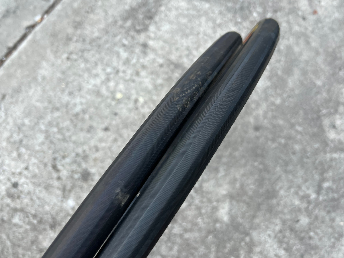 NOS TUFO S33 Pro 700x21c Tubular Tires Set Pair Black Road