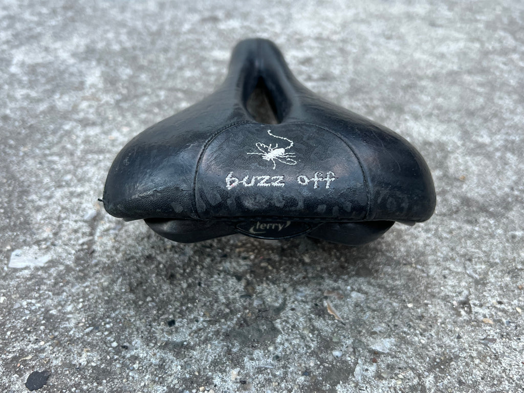 Terry Fly Titanium 275x135mm Saddle Vintage MTB Mountain Touring Road Black