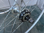 Miche Track Wheelset 100/120mm 700c Clincher Vintage Silver Fixed Gear High Flange 7