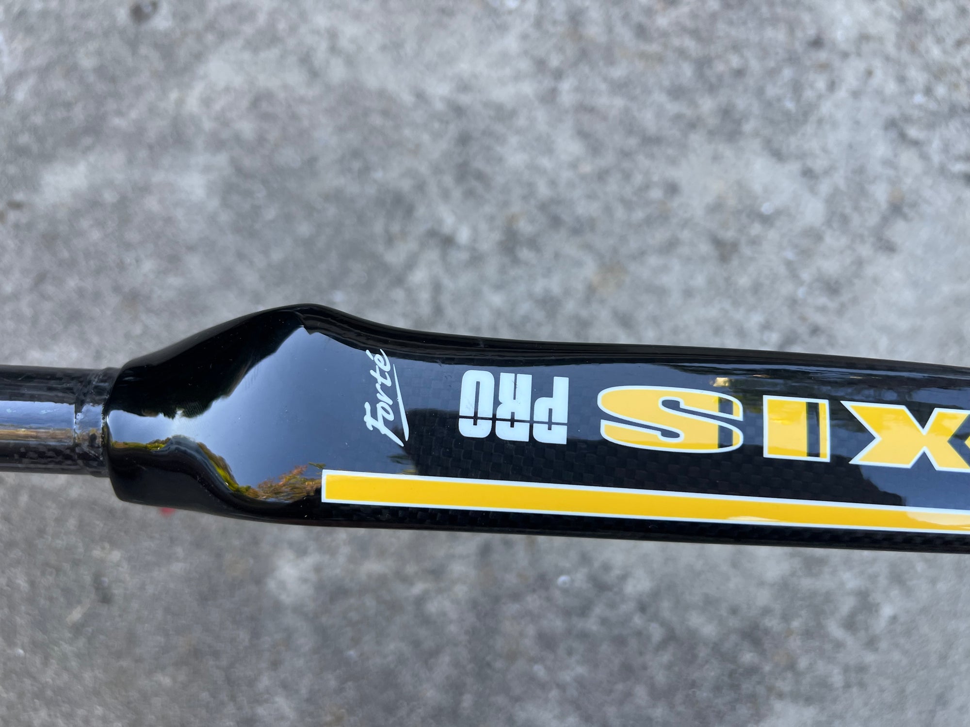 NOS Forte Axis 700c Carbon Fork 1” Steerer 12” Long Black Gold Road Bike