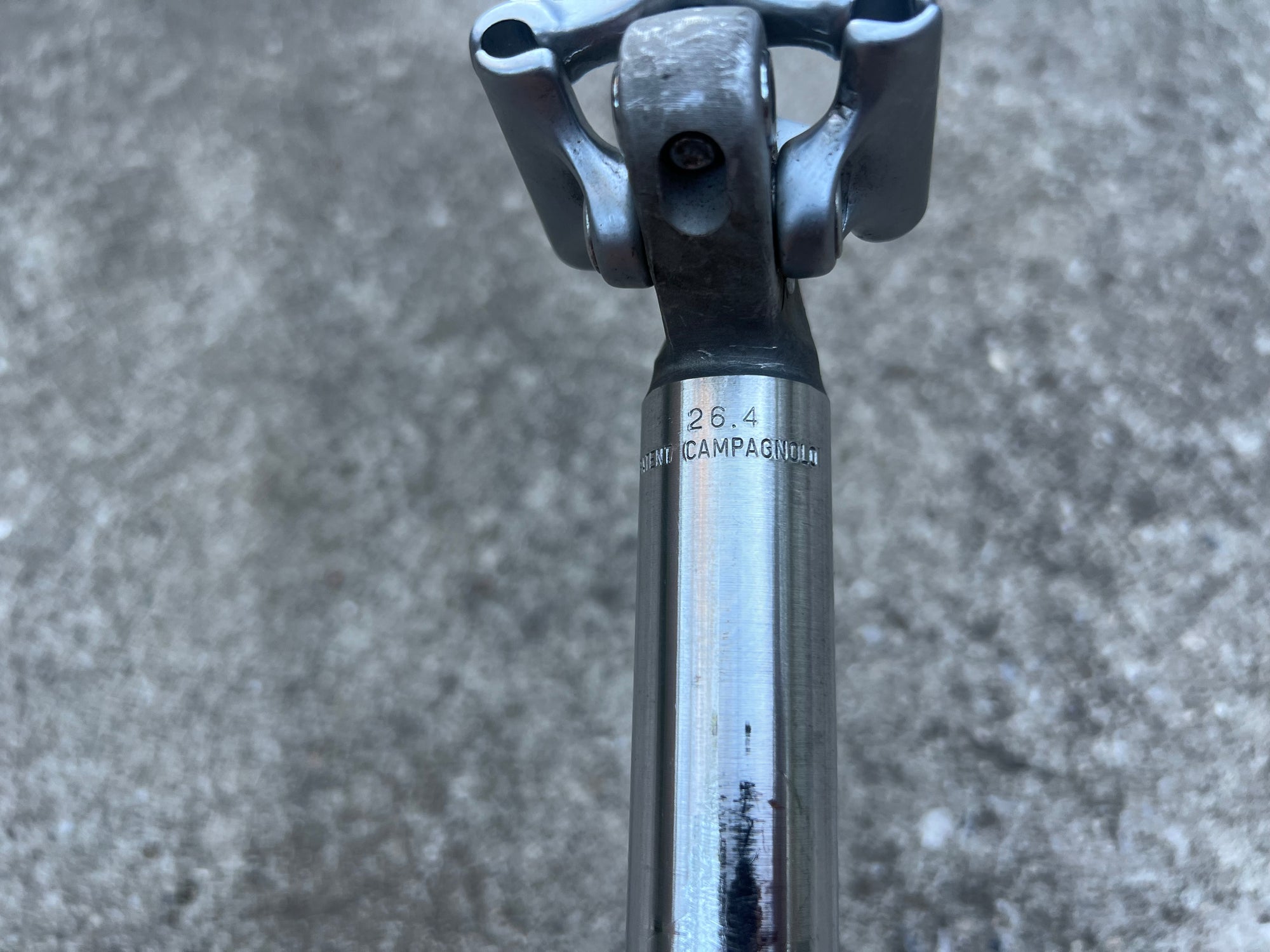 Campagnolo Nuovo Record 26.4x170mm Vintage Road Bike Silver Seatpost