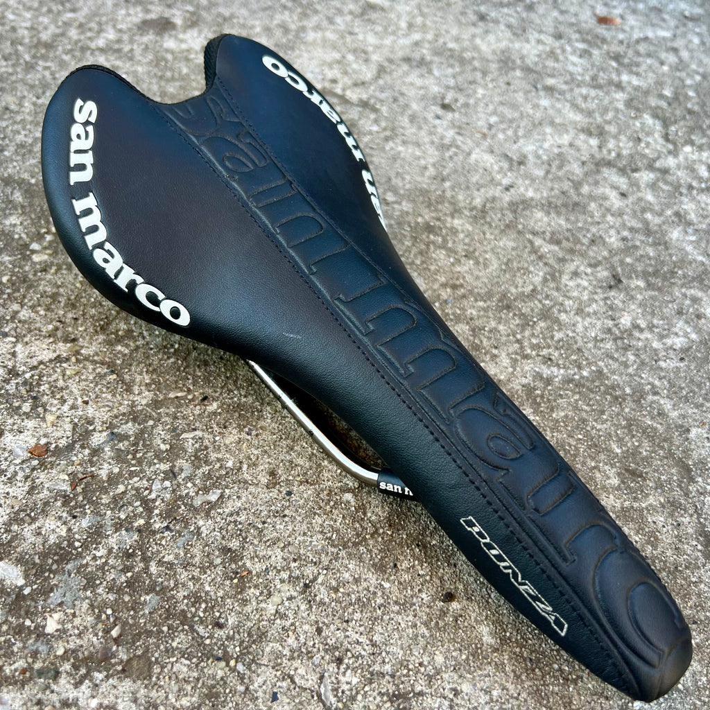 Selle San Marco Ponza Black Road Bike Racing Saddle 226g 270x125mm