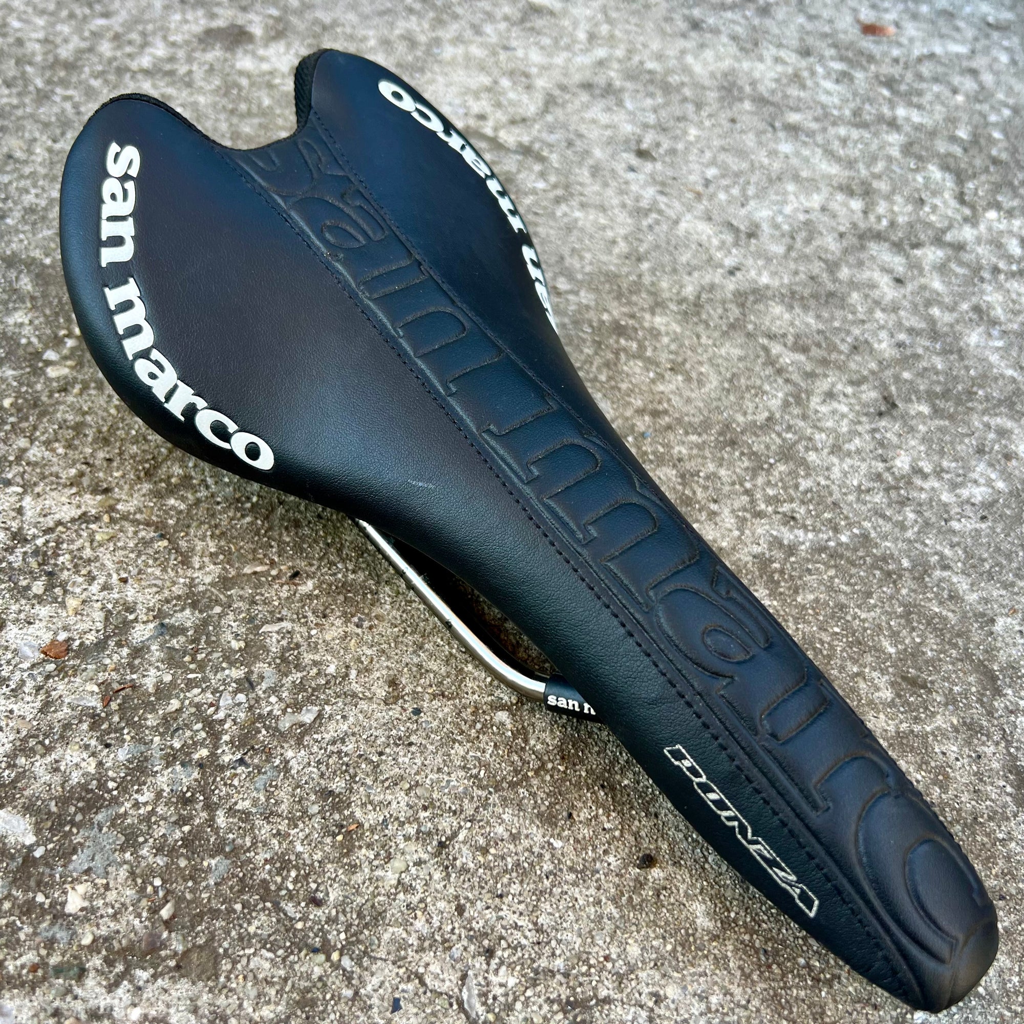 Selle San Marco Ponza Black Road Bike Racing Saddle 226g 270x125mm