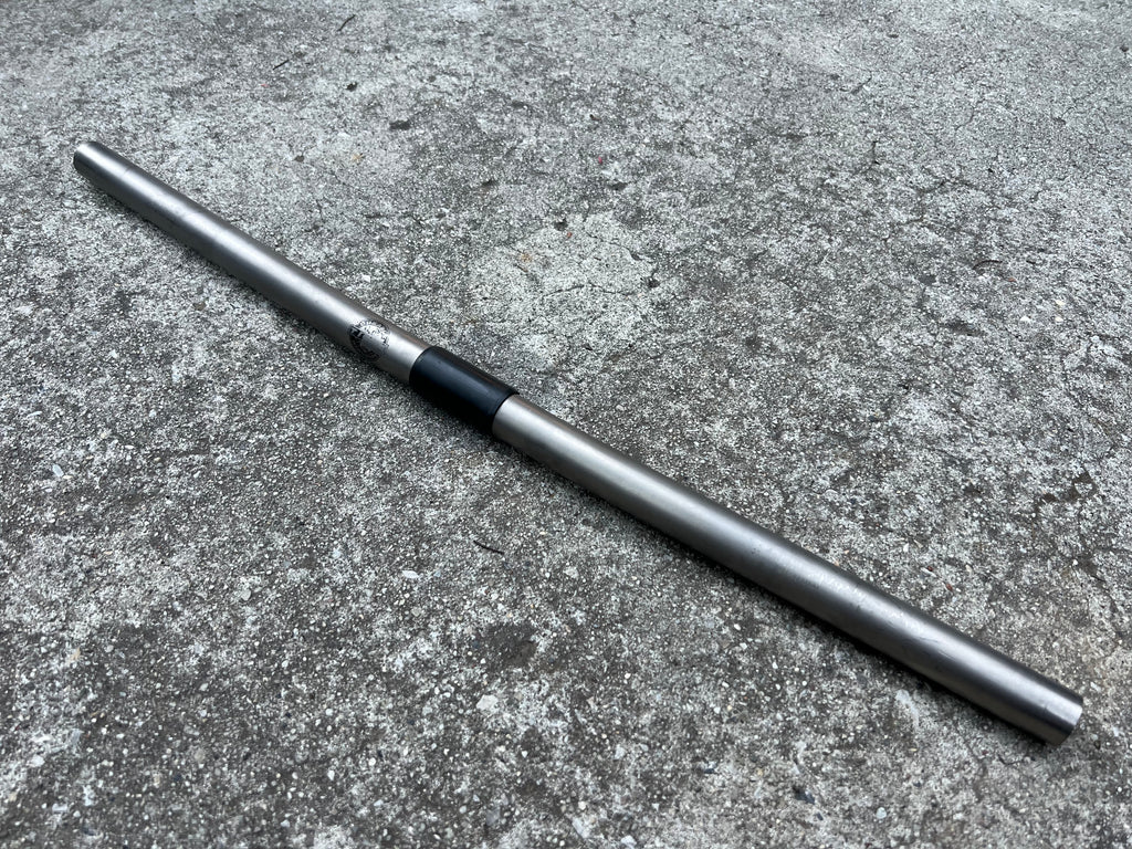 Titec Titanium 25.4x550mm Flat Bars Vintage MTB 90’s Gray Mountain Bike TI