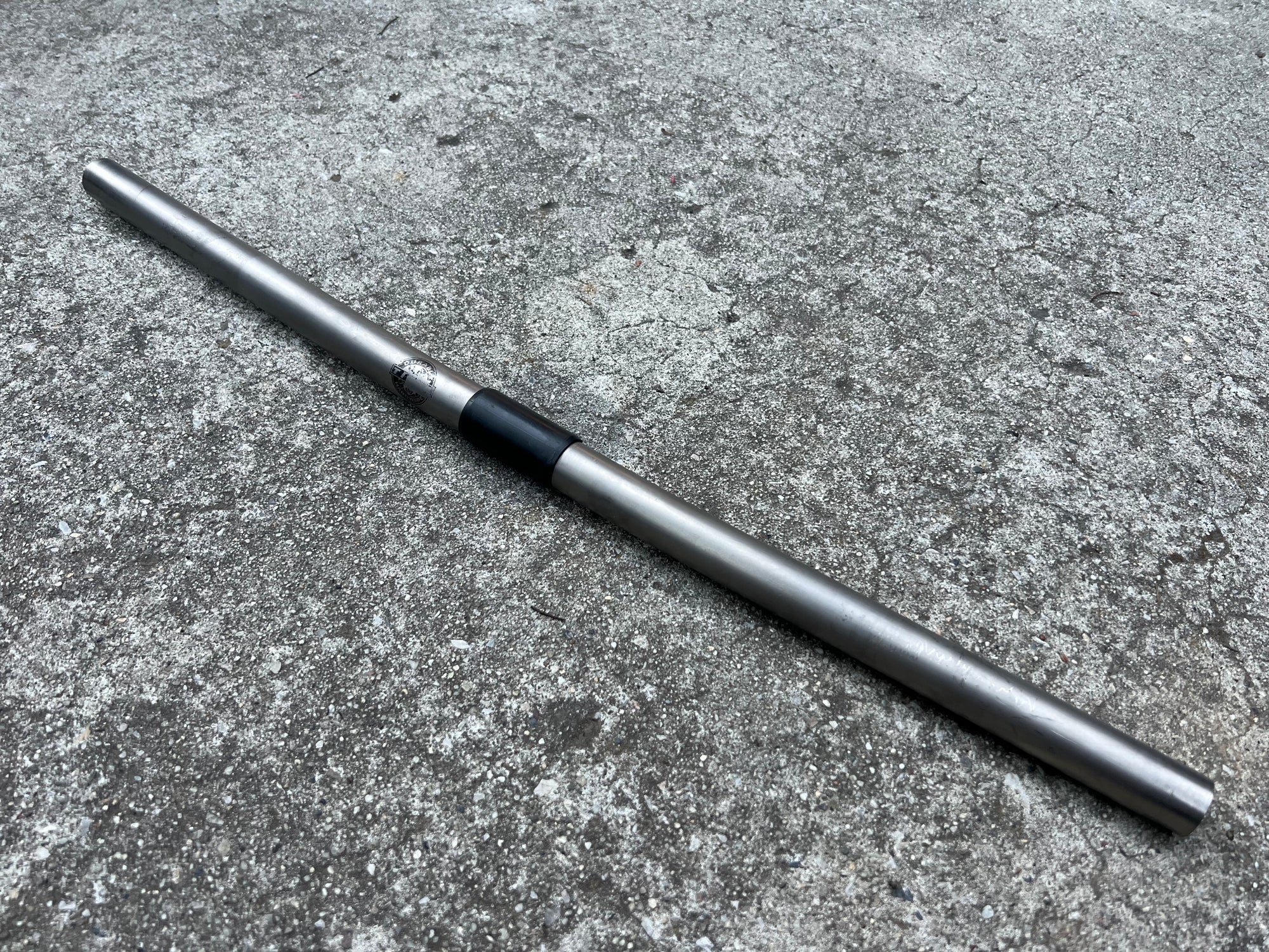 Titec Titanium 25.4x550mm Flat Bars Vintage MTB 90’s Gray Mountain Bike TI