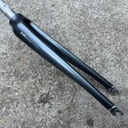 Used Carbon 700c 1 1/8in Threadless Road Tuned Performance Black Label Fork Gray Bike-Bicycle Bin