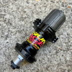 Used Mavic Aksium Race Rear Hub 20H Hole 130mm Black Red Yellow Road 11 Speed-Bicycle Bin