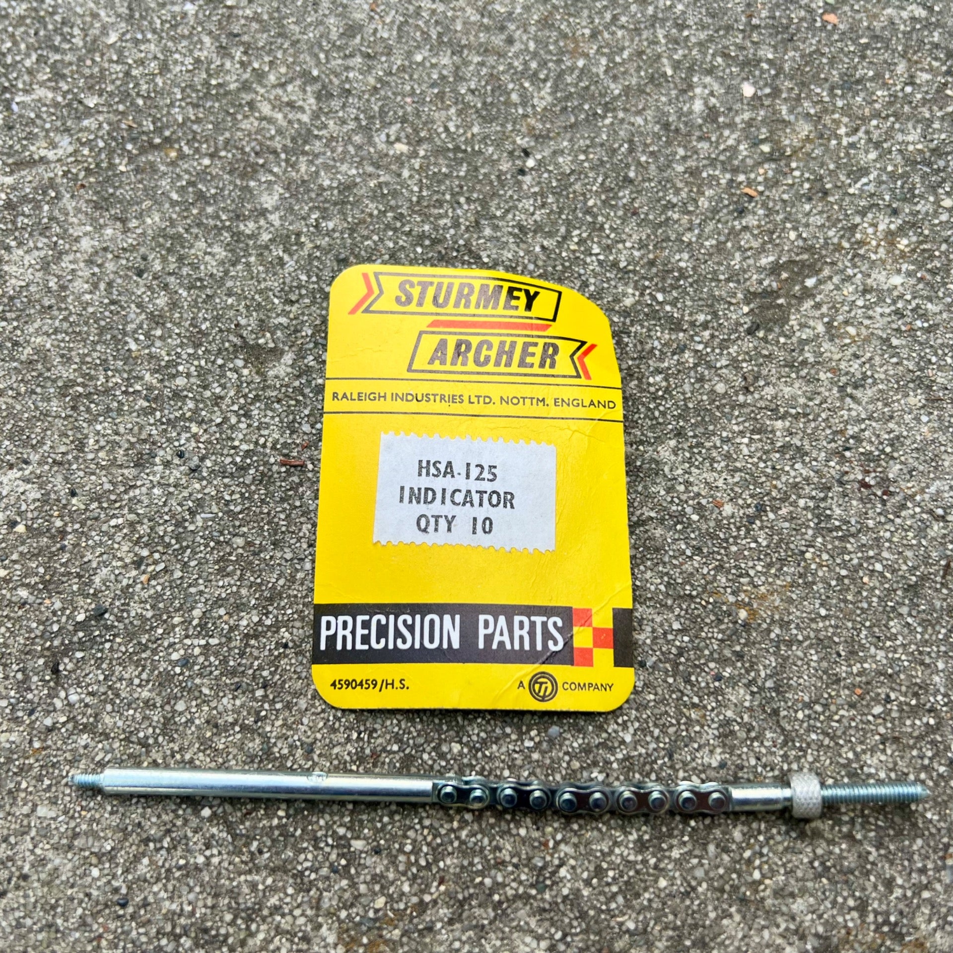 NOS NEW Sturmey Archer HSA 125 Indicator Internal Gear Hub Cable 3 Speed Bowden 