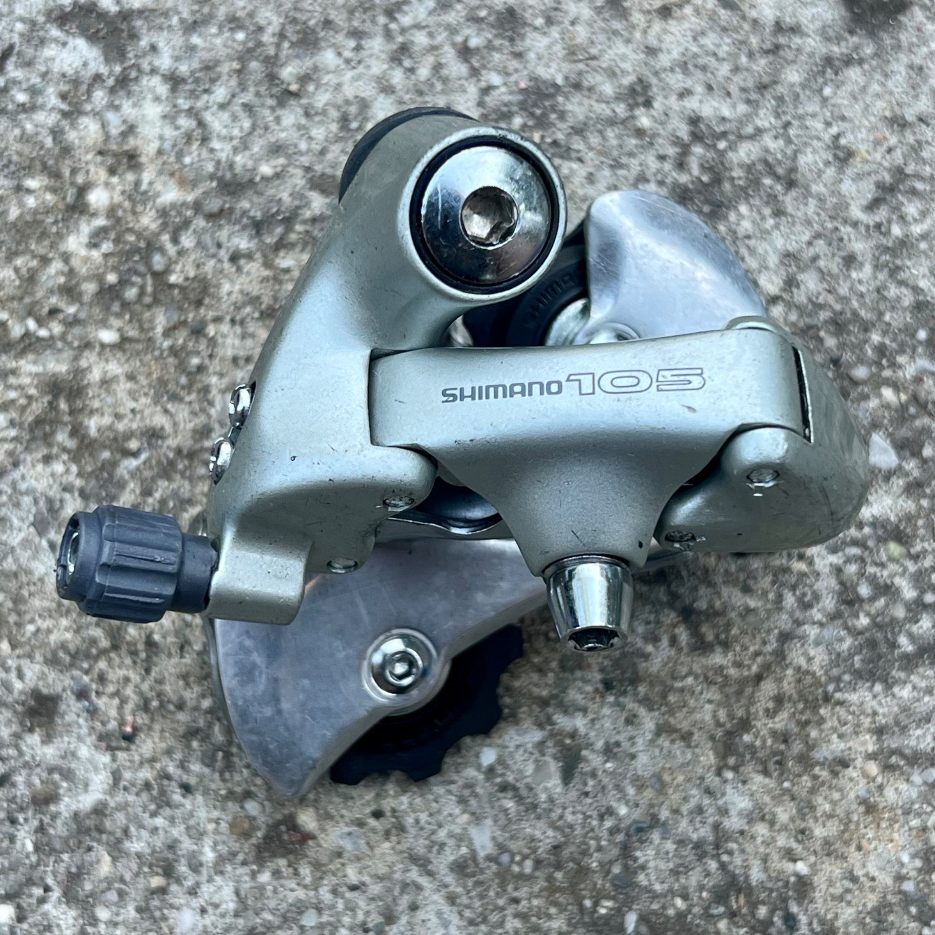 REBUILT Shimano 105 RD-1055 7 Speed Short Cage Rear Derailleur Vintage Road