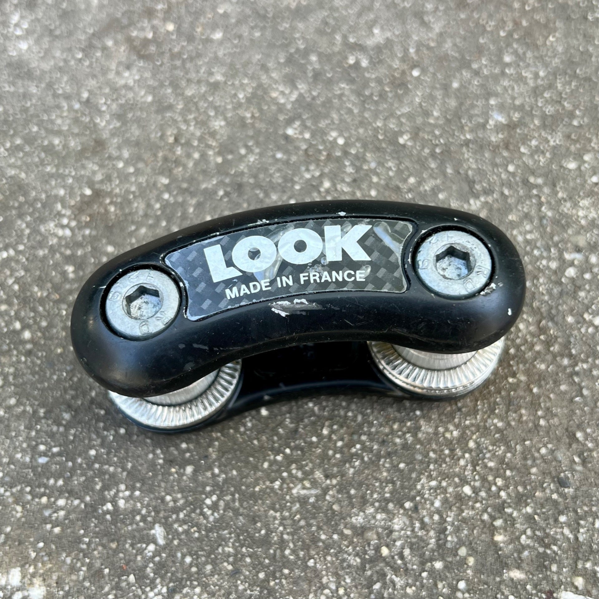 Look Ergostem Center Adjuster Link Linkage Black Carbon Aluminum Vintage