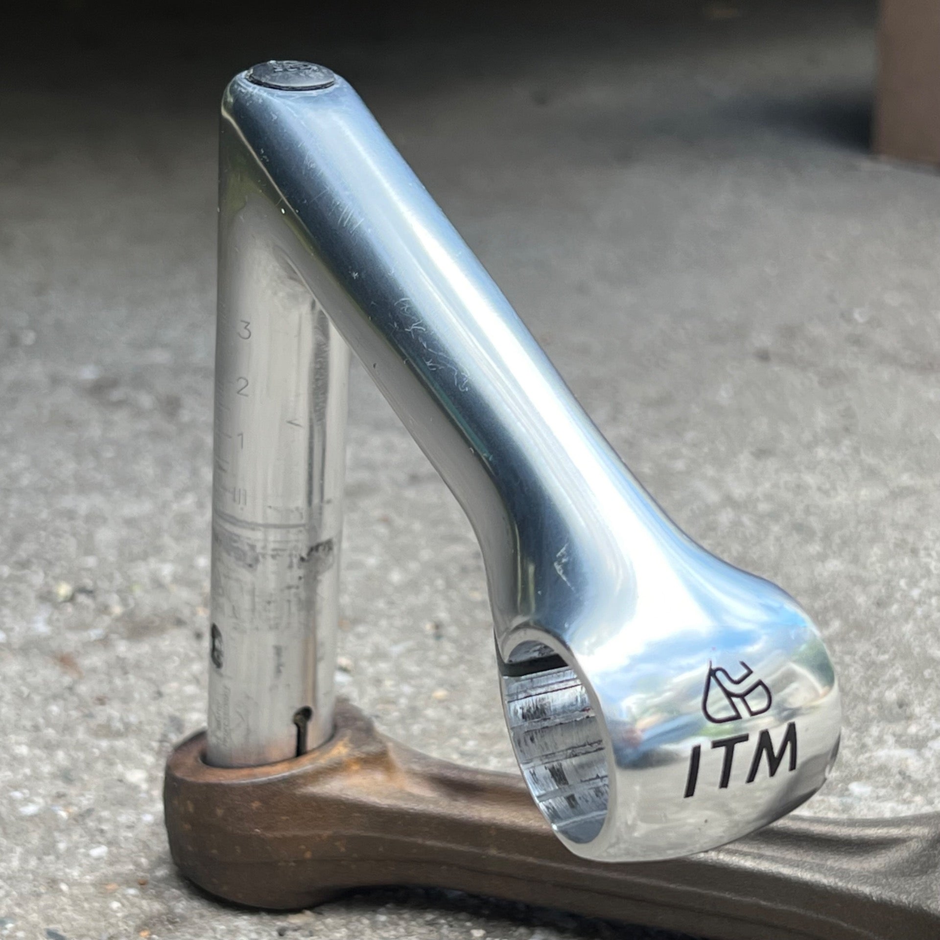 ITM 120x26.0mm Quill Stem 1” Vintage Retro Road Bike Silver Racing Anodized 