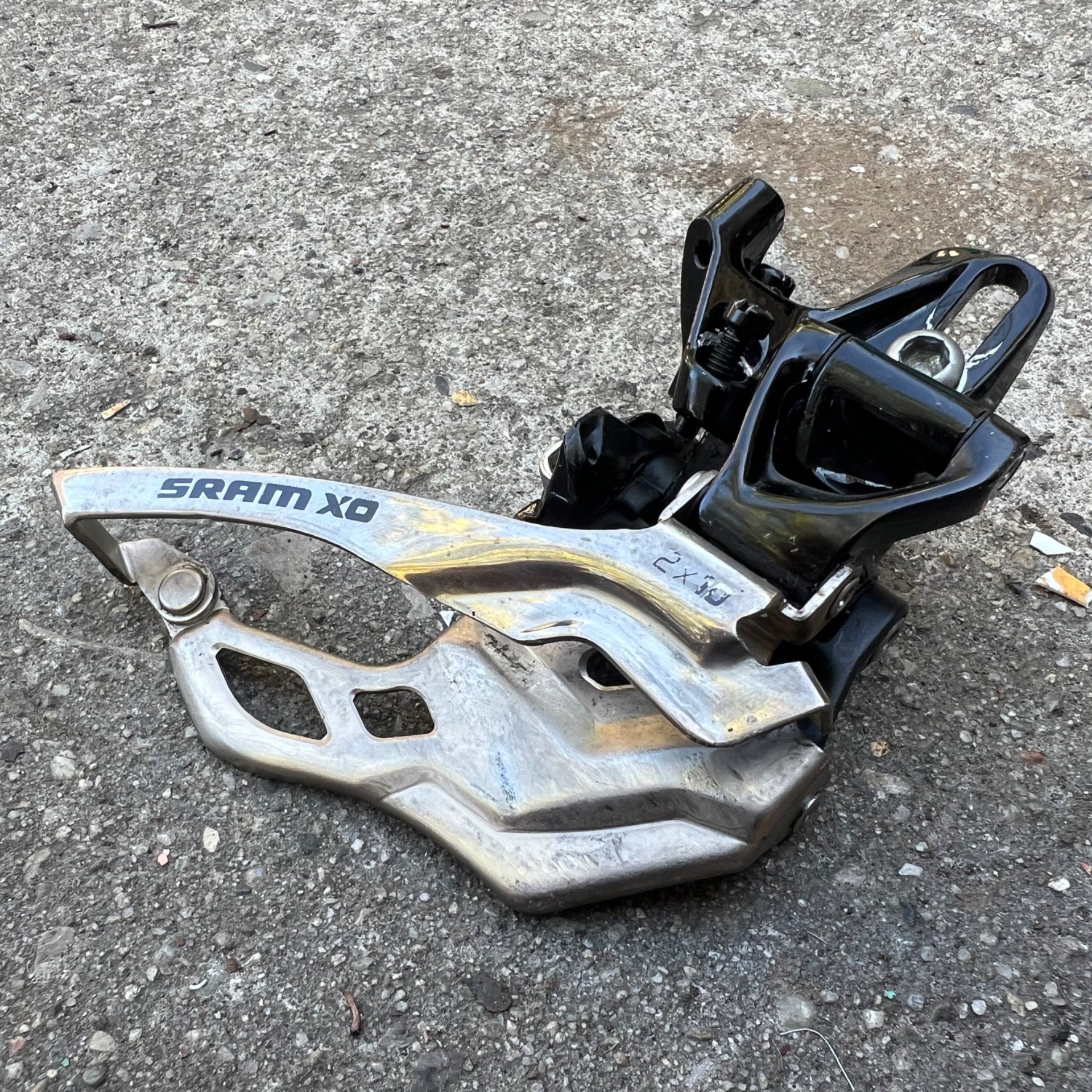 SRAM XO 2x10 Speed Top Pull Front Derailleur Direct Mount MTB Gravel Black 