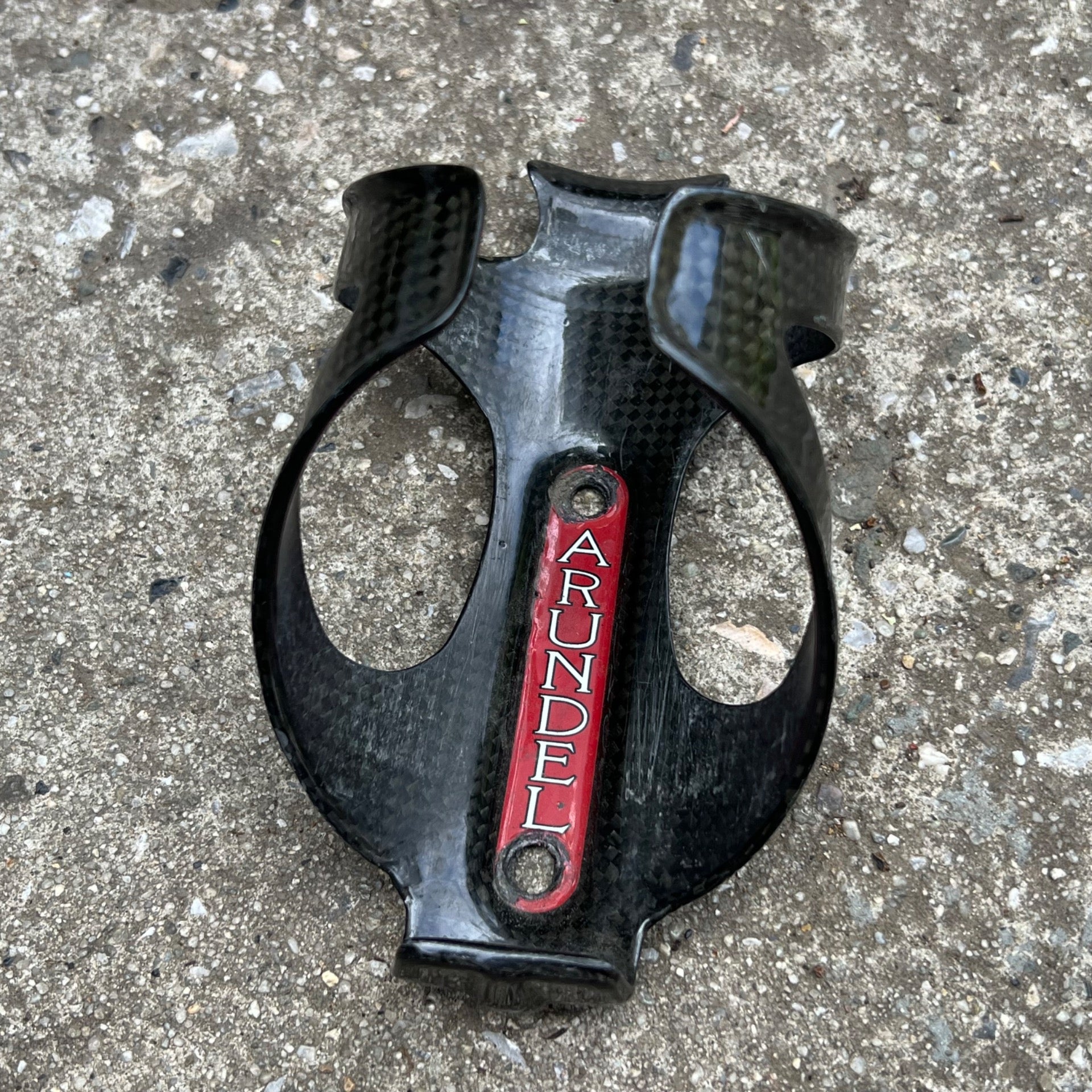 Arundel Carbon Fiber Bottle Cage Black Red Road Bike Cycling Racing 31 Grams