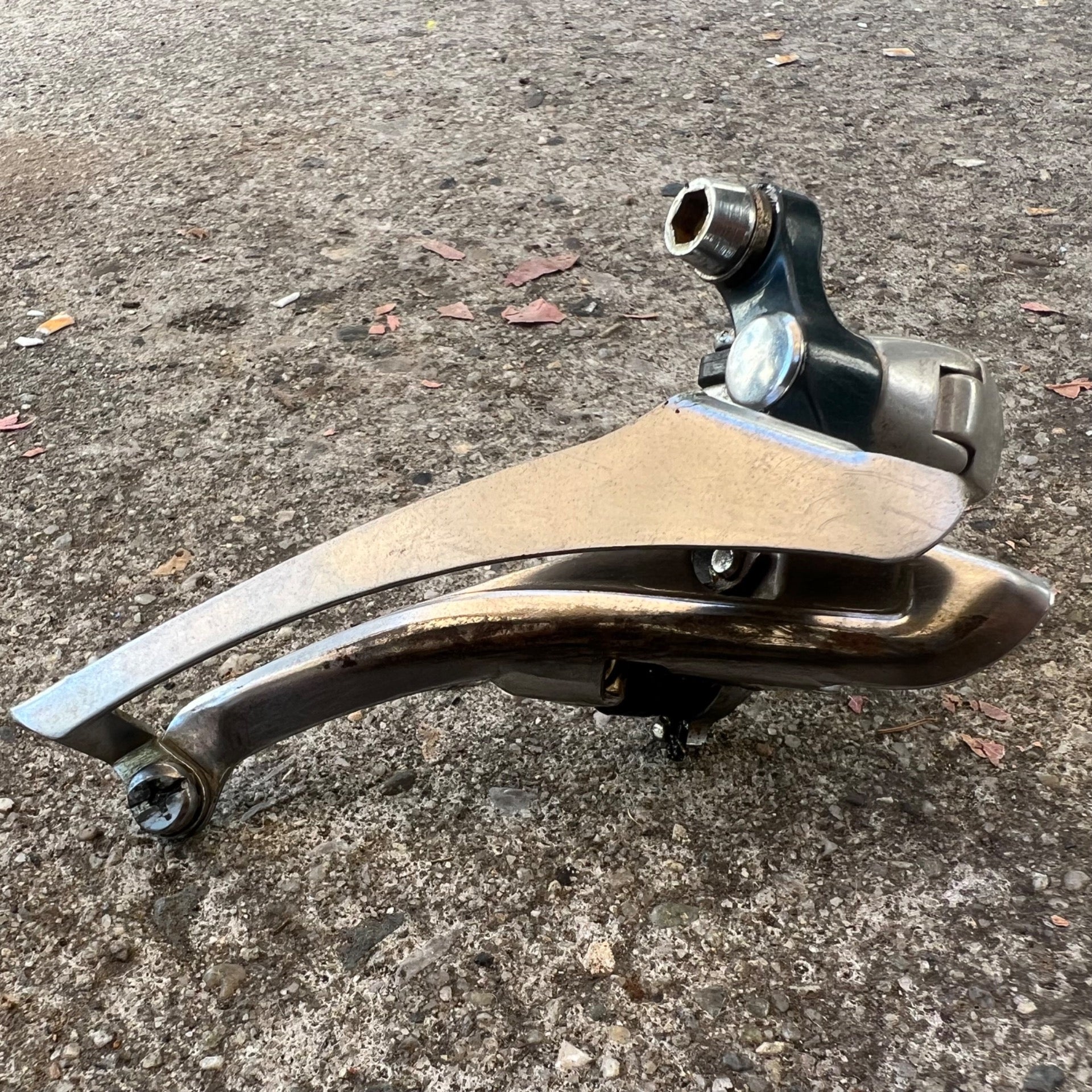 Shimano 105 1050 Front Derailleur 28.6mm Bottom Pull Double 2x7 Speed Vintage 