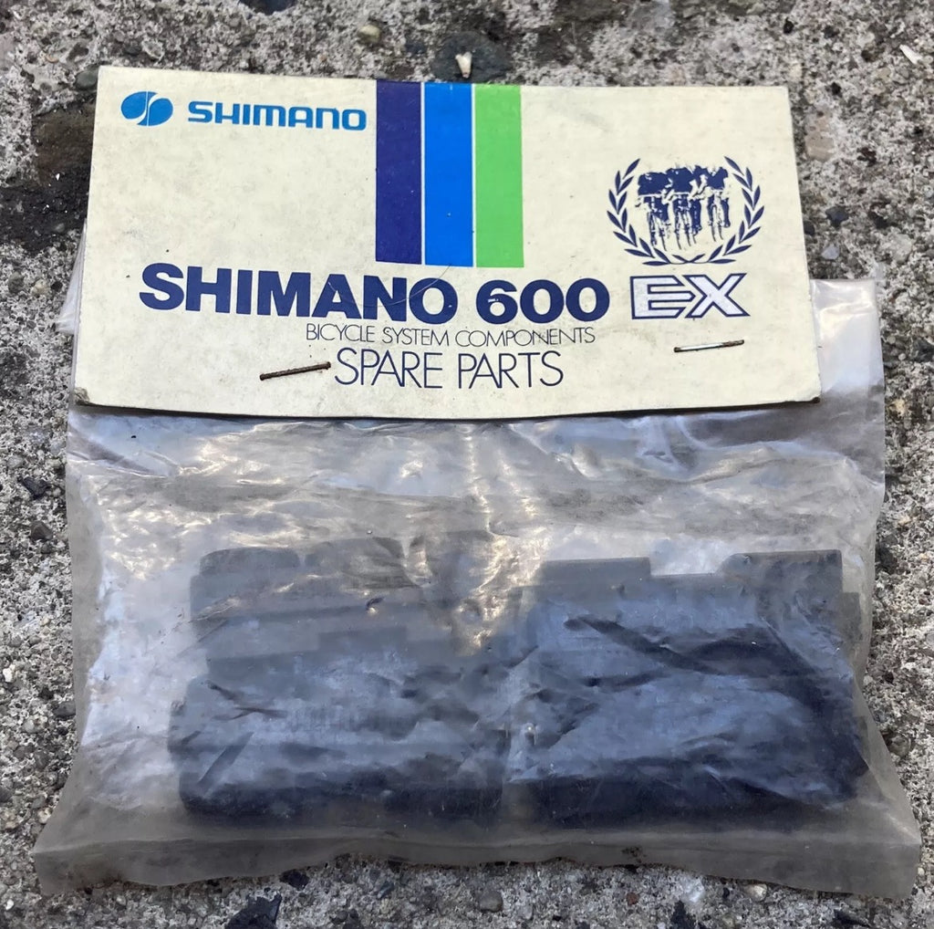 NOS Shimano 600EX Brake Caliper Cartridge Pads 6207 Vintage Road Bike Set