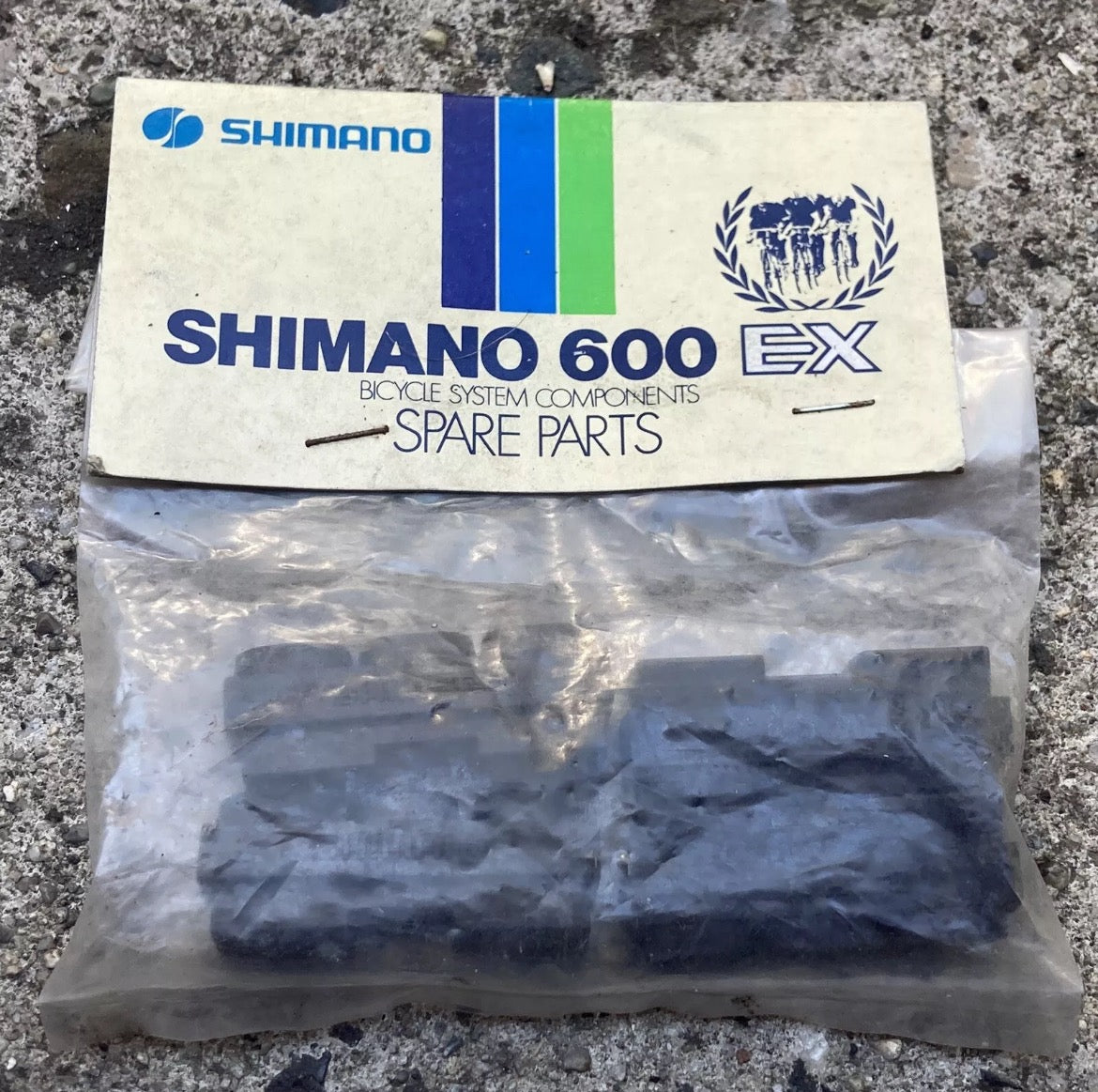 NOS Shimano 600EX Brake Caliper Cartridge Pads 6207 Vintage Road Bike Set