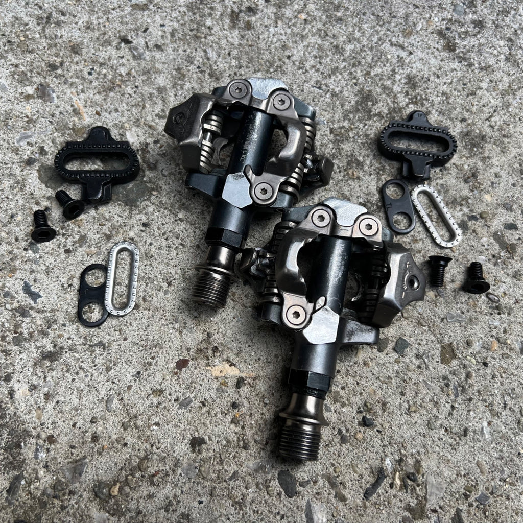 Shimano XTR M980 Clipless Pedals & Cleats SPD Mountain Gravel CX XC Bike Racing 