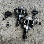 Used Shimano XTR M980 Clipless Pedals & Cleats SPD Mountain Gravel CX XC Bike Racing-Bicycle Bin