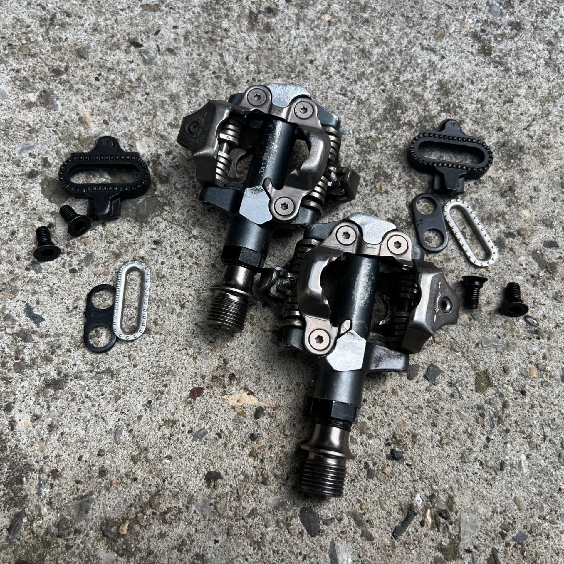 Shimano XTR M980 Clipless Pedals & Cleats SPD Mountain Gravel CX XC Bike Racing 