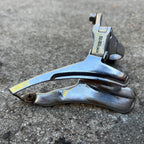 Used Shimano RX100 FD-A553-GS 28.6mm Bottom Pull Triple Front Derailleur Road Touring-Bicycle Bin