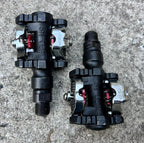 Used Wellgo SPD WPD-M9 Clipless Pedals & Cleats MTB Gravel Vintage Bike Retro-Bicycle Bin