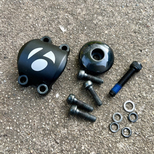 Bontrager Carbon Top Cap & 31.8mm Faceplate Threadless 1 1/8 Stem Black Road-Bicycle Bin