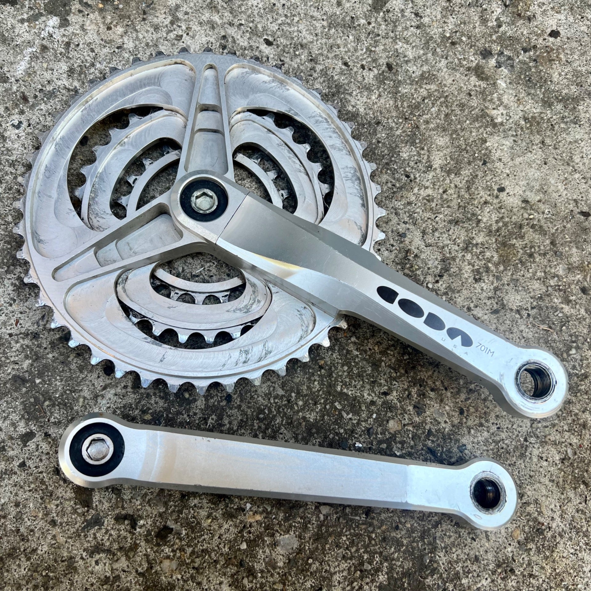 Cannondale CODA 701M 170mm 22/32/44 Crankset Vintage MTB Triple Square Taper 