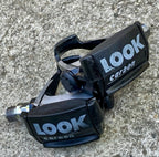 Used Vintage Look Carbon Black Clipless Pedals Retro Eroica Aluminum 9/16” 80’s-Bicycle Bin