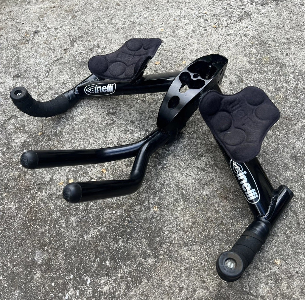 Cinelli Angel Bar Aero Pursuit Integrated Alter Stem Pista Track TT 1 1/8” Road