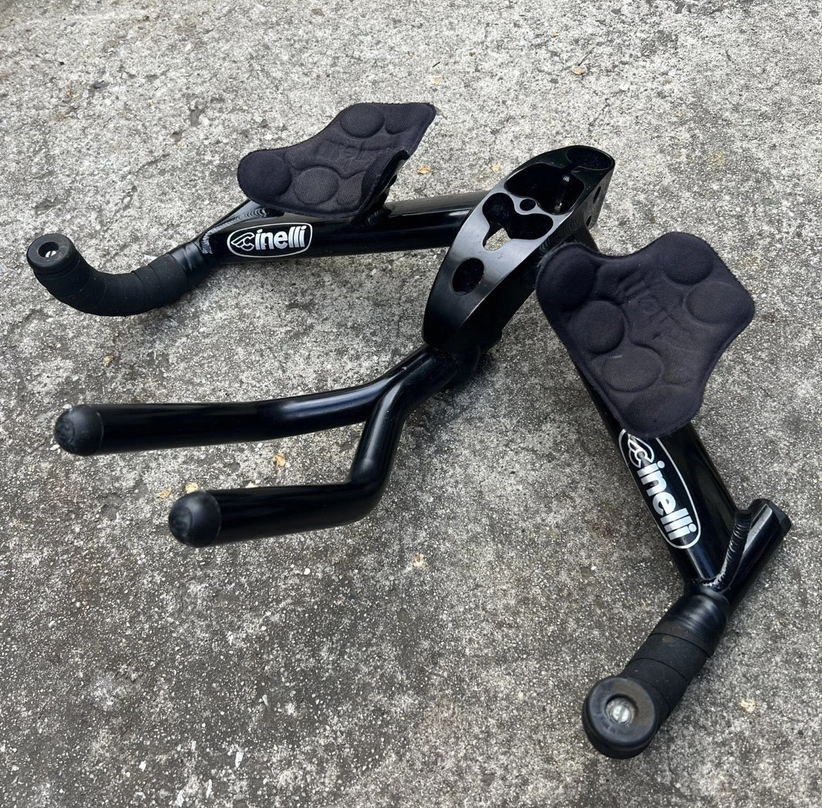 Cinelli Angel Bar Aero Pursuit Integrated Alter Stem Pista Track TT 1 1/8” Road