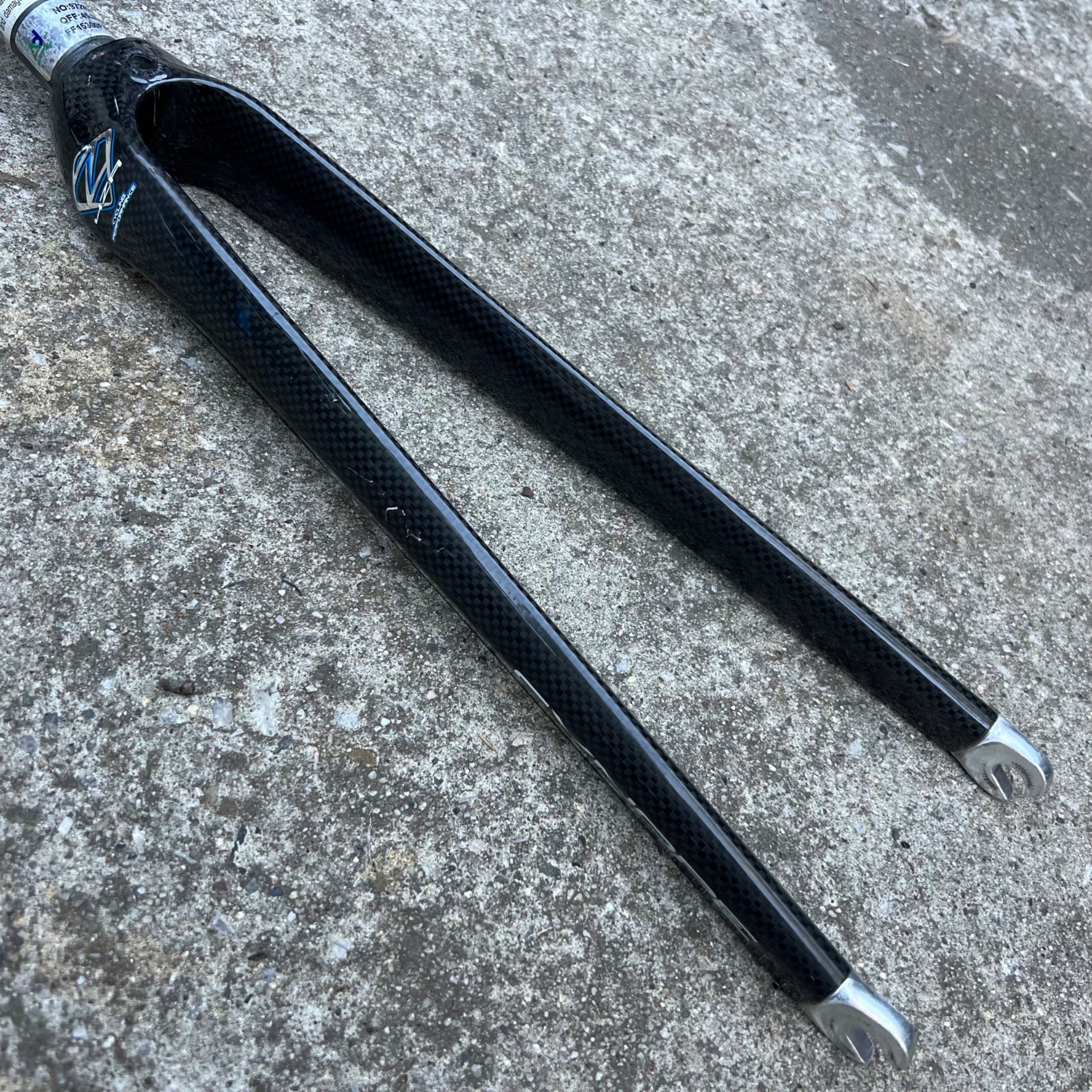 PLZ READ Ridley 4ZA Synope Carbon Fork 1 1/8” 11in Steerer Black Road Bike 700c