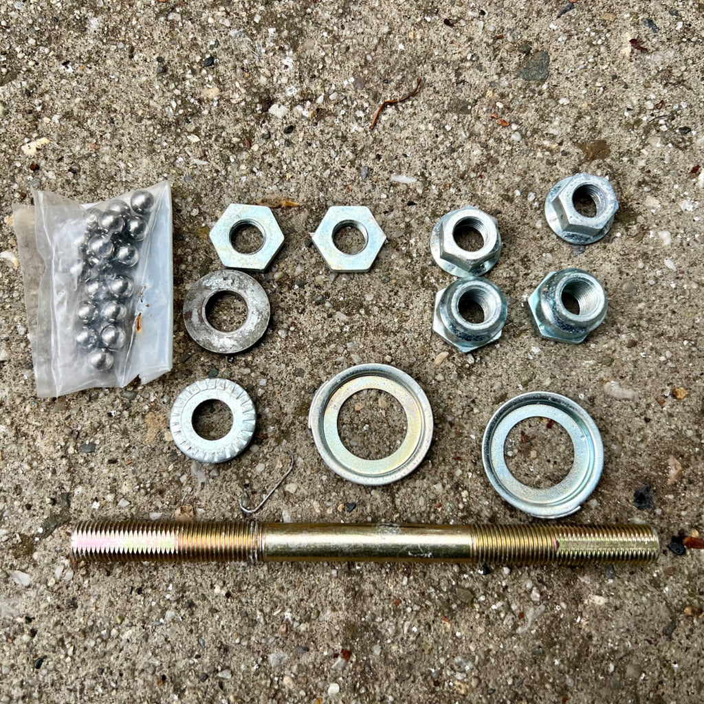 NOS Skyway Tuff Wheel 1 & 2 Axle Bearing Rebuild Kit With Nuts Seals