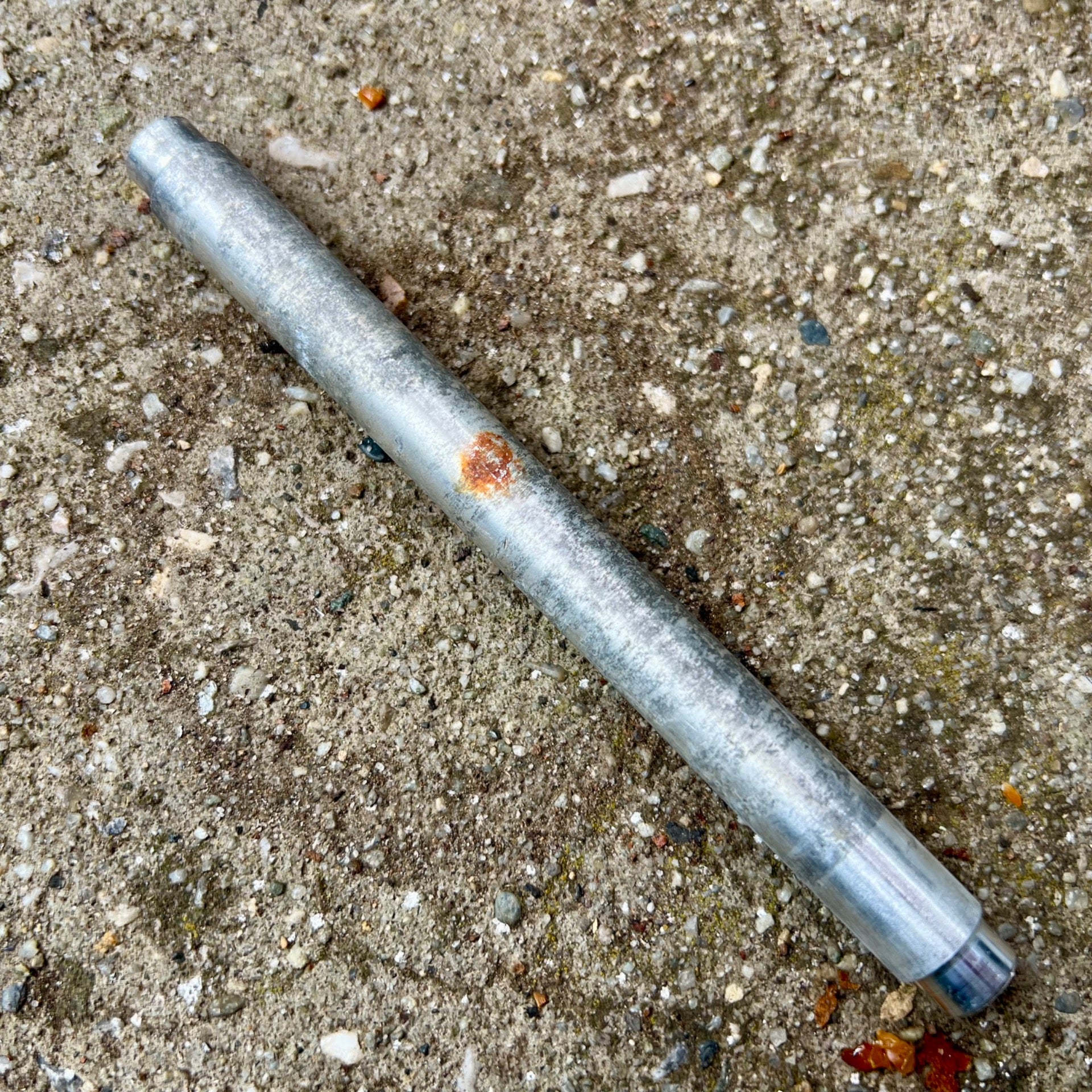 Bullseye 126mm Rear Hub Axle Vintage MTB Mountain Road Bike Silver Aluminum 