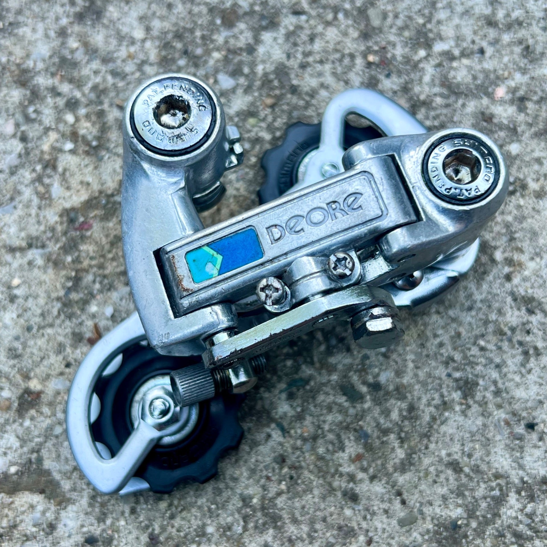 REBUILT Shimano Deore DE20 Touring Road Rear Derailleur Long Cage Vintage Retro 