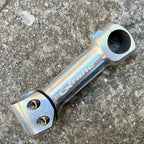 Used Qranc 125x25.4mm Stem 1 1/8” Threadless Silver Aluminum Vintage MTB Mountain-Bicycle Bin